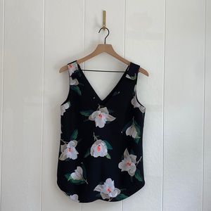 Banana Republic Sleeveless Floral Top